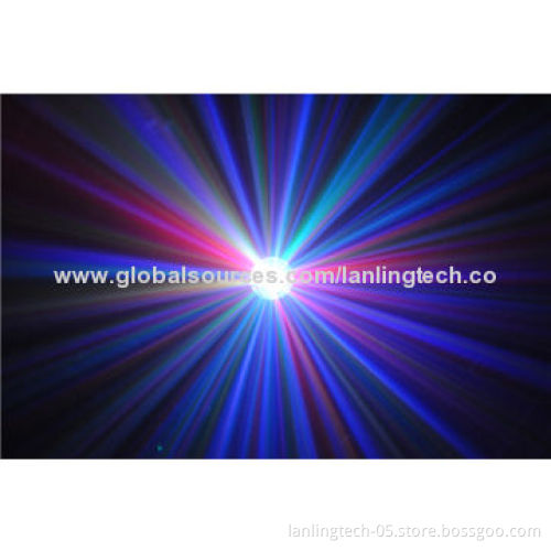 RGB 3pcs*1W Crystal Ball LED Party Light